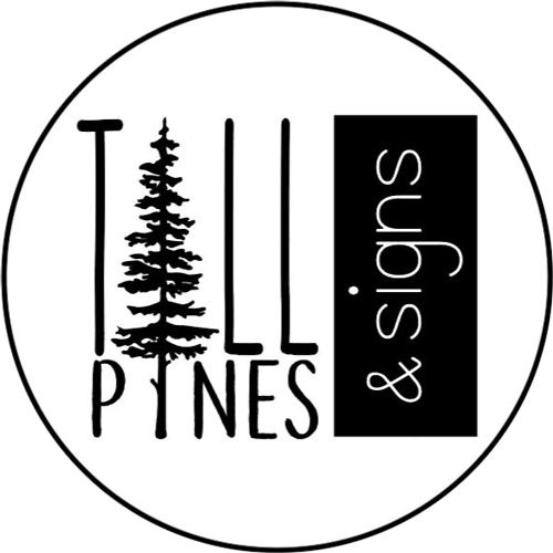 Tall Pines & Signs Logo